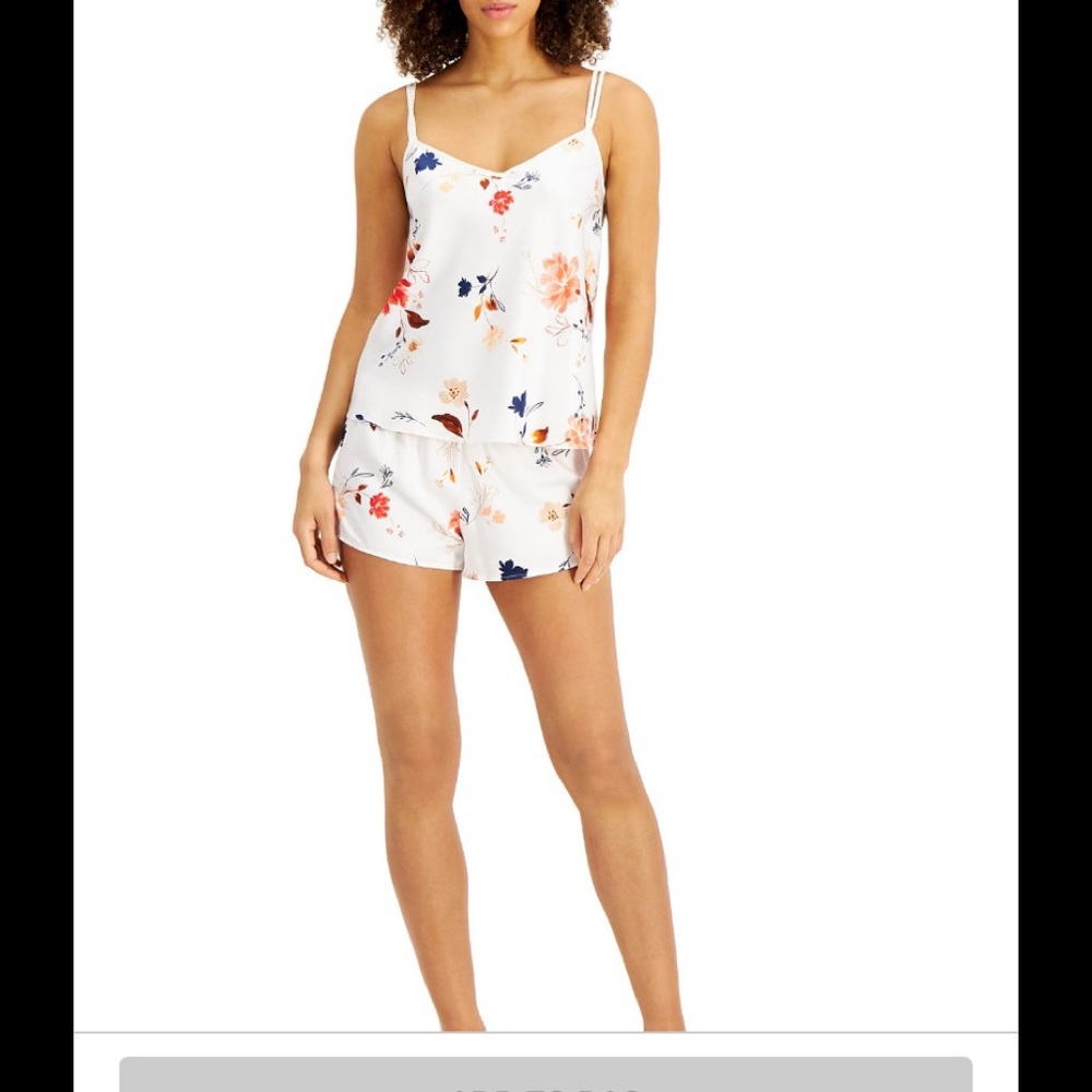 INC floral sleepwear set